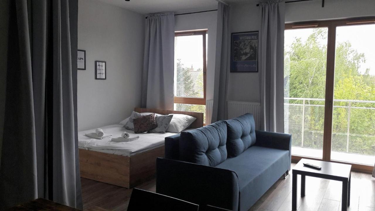 Silver Apartment in Wilanów Warschau Buitenkant foto